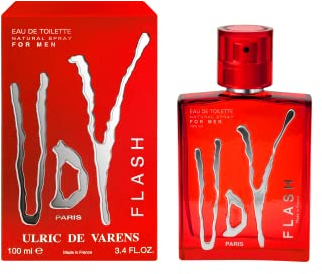 ULRIC DE VARENS - Eau de Toilette UDV Flash - Fougère Orientale Marine - Parfum Homme - Vaporisateur - Made in France - 100 ml