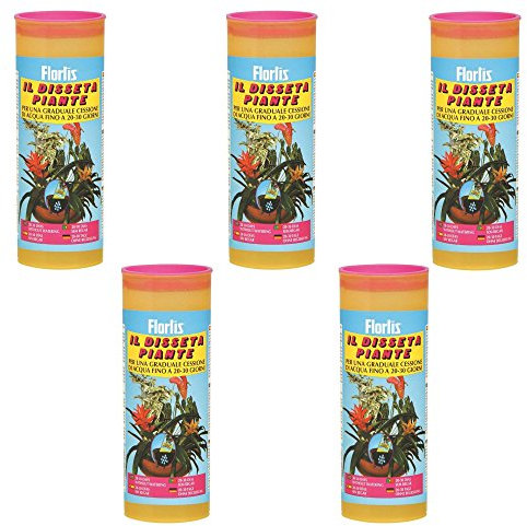 OFFERTA 5 DISSETA PIANTE GEL FLORTIS PER IRRIGAZIONE 20 30 GIORNI FIORI VACANZE
