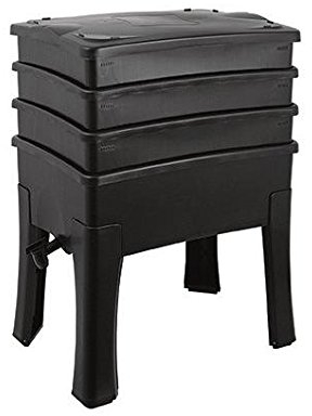 Flower VERMICOMPOSTADOR Worm-Cafe Cuadrado