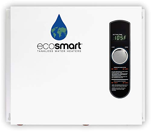 Ecosmart ECO 36 36kw 240V Electric Tankless Water Heater, White