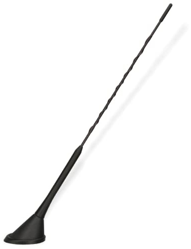 Audioproject A101 - Antenna-per-autoradio 40cm Raku2 + amplificatore fm compatibile per: Toyota Aygo Opel Corsa Fiat Panda Suzuki Peugeot Cooper adapter universe antenna auto corta accessori