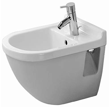 Duravit Starck 3 Wand Bidet Weiß Hochglanz 540mm