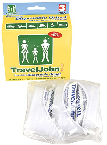TRAVEL JOHN Wegwerf Urinal 3 Stück