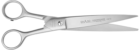 EHASO gebogene Hohlschliff-Hundeschere Rostfrei, 20cm matt
