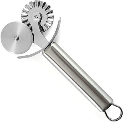 Norpro Coupe-raviolis à double roue en acier inoxydable