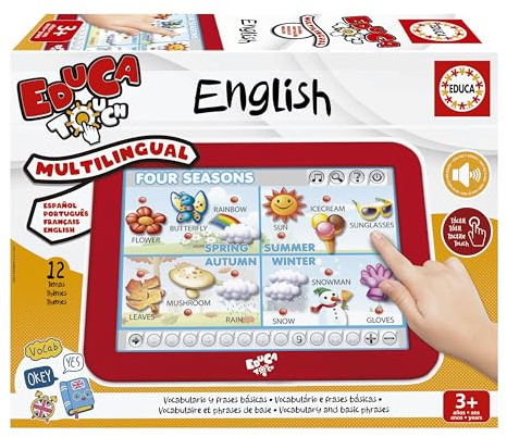 Educa Borrás 15438 - Educa Touch Junior Aprendo Ingles Spanish Language game for learning English
