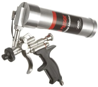 Fusor 312 Sprayable Seam Sealer Dispenser, Air-Powered Caulking Gun, Adjustable Atomization Controls