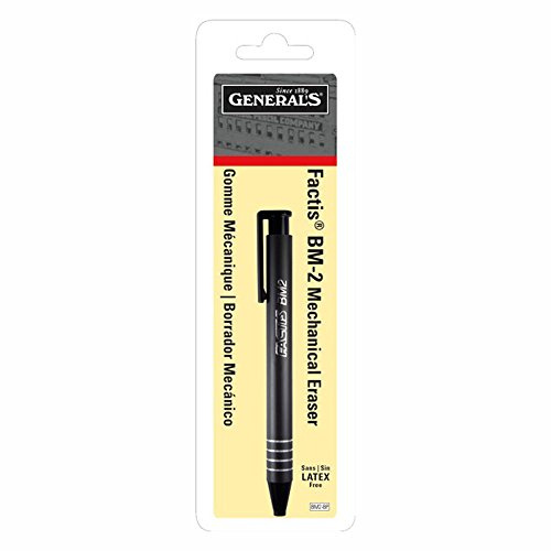 Darice GENERAL PENCIL CO. GPBM2-BP Factis Pen Style Eraser Carded