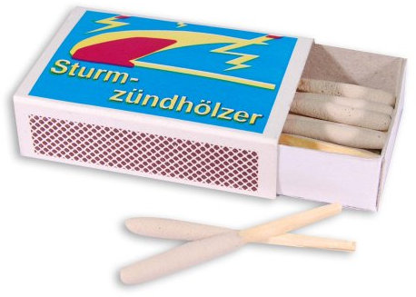 Basic Nature Unisexe – Allumettes tempête 260100 pour Adulte, Multicolore, Taille Unique