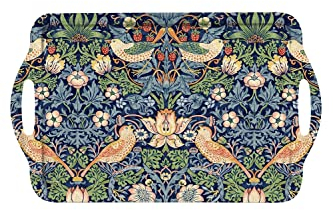 Portmeirion Home & Gifts Pimpernel Strawberry Thief Grand plateau bleu, multicolore, 48 x 29 x 2 cm