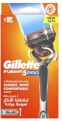 Gillette Fusion ProGlide Men's Razor with Flexball Handle Technology and 2 Razor Blade Refills, 2 Count