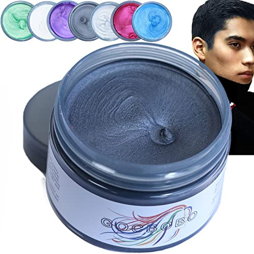 Temporäre Schwarz Haarfarbe Wachs auswaschbar Haarfärbemittel Wachs Haarwachs für Cosplay Joker Haarspray Halloween Modellierung