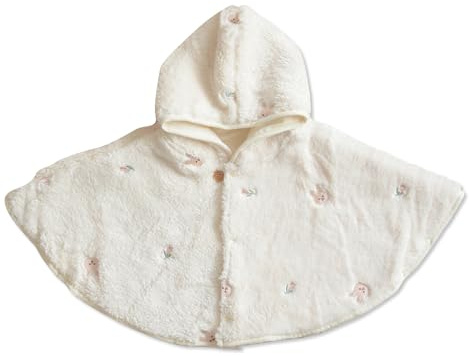 SONARIN Chaude Cape à Capuche Bébé,Manteau d'Hiver Doux Épais Poncho Tout-Petits Mignon Vêtements d'Extérieur Coupe-Vent Veste Châle pour Bébé Garçon Filles 1-3 Ans
