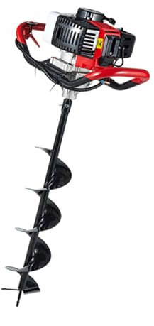 Pelle Électrique À Trou Arrière 2 Temps 52cc 1,7 KW, Tarière À Essence pour Clôtures, Sol, 7500 TR/Min, Pelle À Trou Arrière, Tarière Au Sol