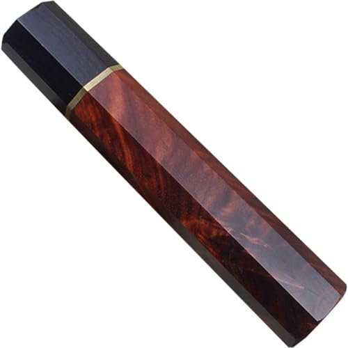 Glixoft Manche De Couteau Octogonal Manche De Couteau en Bois Manche De Couteau Japonais Accessoires De Fabrication De Couteaux pour Couteaux De Cuisine Japonais Couteau De Chef