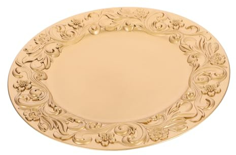 MAGICLULU Assiette Décorative Vintage pour Plateaux de Rangement Multifonctionnels pour Accessoires Décor et Événements