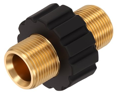 QUARKZMAN Adattatore per Idropulitrice, M22 14mm Maschio A M22 14mm Maschio Raccordi A Scatto Girevoli per Tubo Idropulitrici