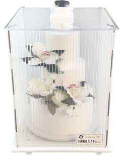CAKESAFE Reuseable Itsy Tall Cake Transporter, Clear Plastic Cake Carrier (12 W x 16 H)