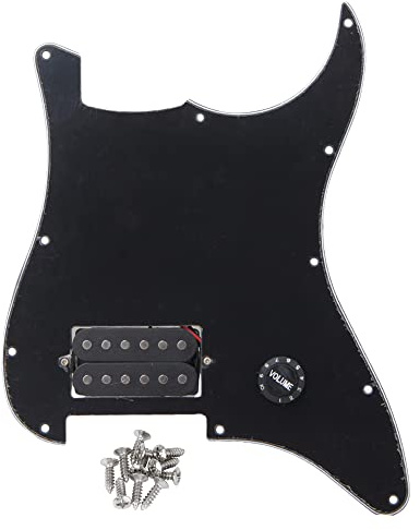 BQLZR 11.02 * 8.82 Inch petite guitar pickguard Prewired Pickguard Humbucker For Electric Guitar Electric Guitar Part