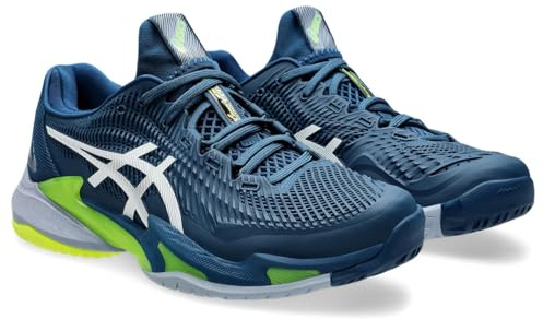 ASICS Mens Court Ff 3 Sneaker, Mako Blue White, 6.5 UK