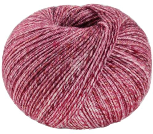 LANA GROSSA Vintage Socks | Hochwertiges Sockengarn mit Merinowolle & Ton in Ton Farbeffekt | Handstrickgarn aus 75% Schurwolle & 25% Polyamid | 100g Wolle zum Stricken & Häkeln | 400m Garn FB1009