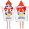 Montrestar Toalla Poncho Niños, Poncho Playa Bebe Coche, Toalla Playa Niño de Microfibra, Toalla con Capucha para Piscina Baño Niño y Niña Bebe (Altura Recomendada: 85-110cm)