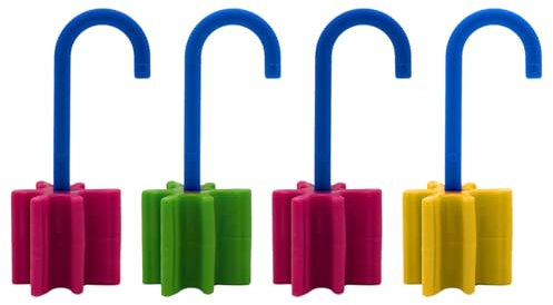 Ferma Porte Profumati - Fermavento Profumato Fermaporta Universale Ammortizzatore Ferma persiane - Gommini Paracolpi Blocca Porta - Colori assortiti (4)