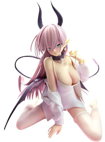DEXSHUN Figurine d'anime Illustration Alice-can Figure Eris-can Pyjama Position à genoux Statue PVC Objet de collection Modèle Décoration de bureau 18 cm