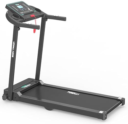 BodyTrain S80 Motorised Folding Bluetooth Treadmill - Folds flat for storage - KINOMAP ZWIFT compatible