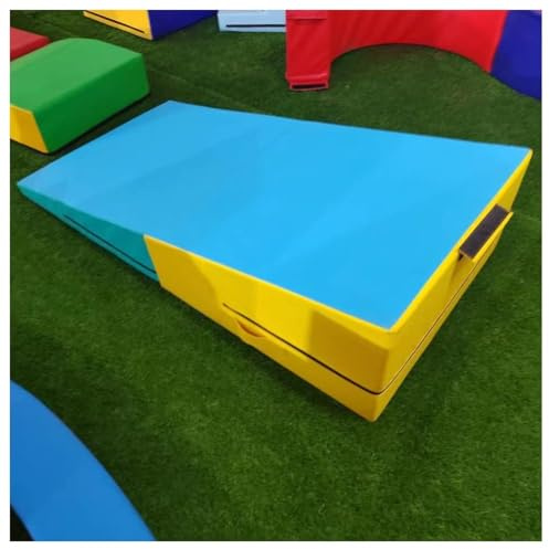 Tapis de gymnastique et aérobic pliable avec poignées de transport Idéal pour les exercices à domicile