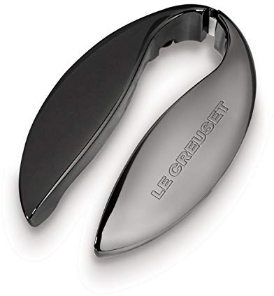 LE CREUSET Wine Opener Foil Remover, 4-Rotary Blade Foil Cutter, Stainless Steel with Black Nickel, FC-400, 0630870075176