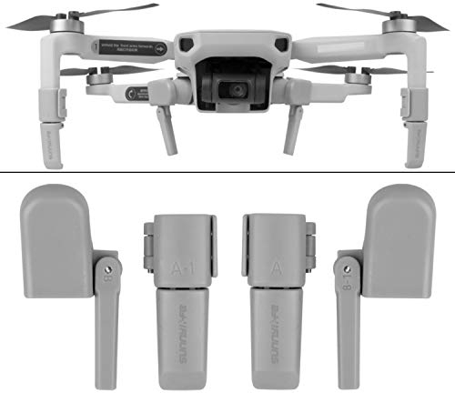 Drohnen Fahrwerk, 1 Set, kompatibel mit DJI Mini 2, DJI Mini 2 SE, DJI Mini SE, Landebeine schützen Gimbal und Unterboden, Unterbau für sanftes Landen, Drone Beine Landegestell, Landefüße aufsteckbar