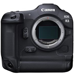 Canon EOS R3 Mirrorless Camera (Body Only), Full-Frame Camera, 6K 60p RAW, 4K 120p Video, 24.1 Megapixel CMOS Sensor, DIGIC X Image Processor, for Sports, Action, Black