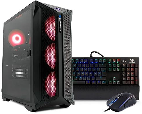 DeepGaming - PC Gamer Complet Nostromo Pro (Intel Core i7 12700F, RTX 4060 Ti 8Go, 32Go RAM, 2To SSD NVMe PCIe4.0 + 4To HDD, W11 Pro sans Licence, WiFi AX1800)