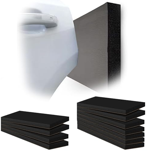JMIATRY 12 Stück Garagen Wandschutz, Autotür Wandschutz 300x100x30MM, Selbstklebend Garagenprotectoren für Autotüren, Garagen und Carport