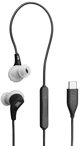 JBL Endurance Run 3 USB-C - Wired Sport Headphones - Black/Gray