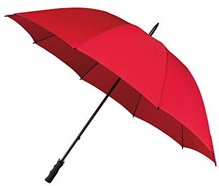 Impliva Falcone Parapluie Canne, 130 cm, Rouge (Rot)