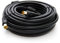 Premium X 25m Basic-LINE TV Antennenkabel IEC-Anschlusskabel Koaxial-Kabel mit Mantelstromfilter HDTV 4K - Schwarz