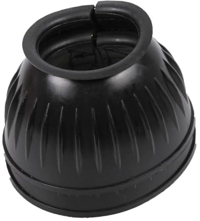 NETPROSHOP Springglocken, Gummi Hufglocken Farbe Schwarz (1 Paar) Größe S-XL, Groesse:M