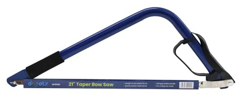 Dapetz ® Sierra de arco de 21 pulgadas, ideal para podar, cortar troncos de madera, troncos de ramas de árbol, vienen con endurecido para mayor resistencia y durabilidad y adecuado para corte