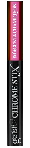 Gelish Chrome Stix, Chrome Nail Powder, Nail Art for Stunning Metallic Finish, Long-Lasting, Easy Application, Perfect for Professional and At-Home Use (Magenta Chameleon, 0.5g)