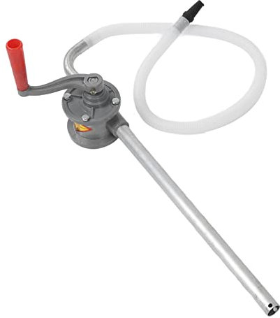 Pompa Rotativa Pompa Olio in Lega di Alluminio 5L Supporto Pompa Olio Manuale Rotazione in Senso Orario per il Pompaggio di Benzina Olio Motore Cherosene Olio Idraulico
