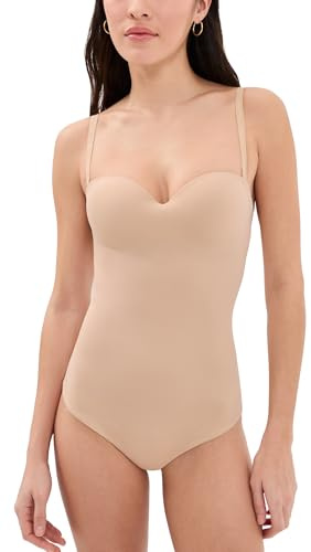 Wolford Women's Forming String Thong Bodysuit, Powder, 28-30C