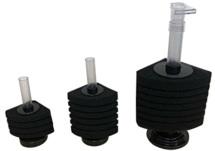 Finest-Filters Corner Filter Bio Foam Sponge For Fish Tank Aquarium Breeding Space Saving Filter Foams (Medium)