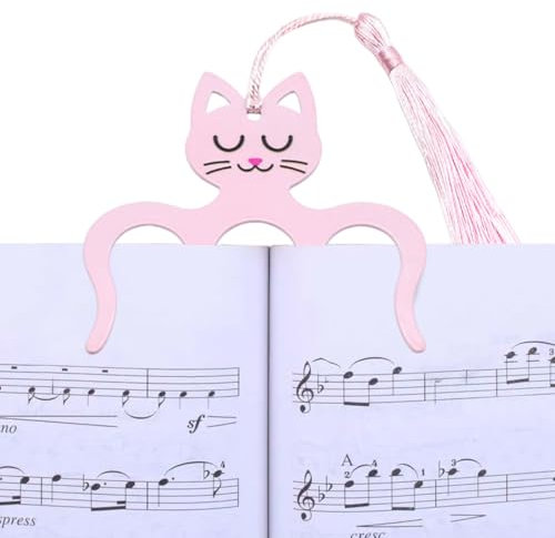 Metal Música Libro Clip, Soporte para Partituras, Soporte Metálico para Libros de Guitarra, Violín, Teclado y Piano