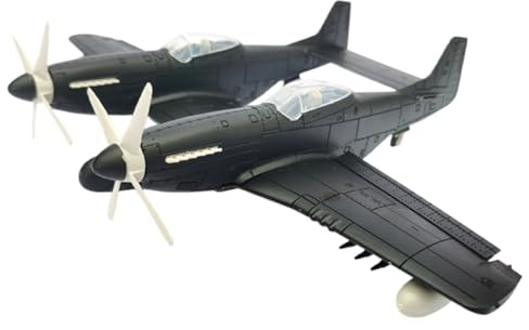 YROHGKPN Kit di montaggio 4D 1/48 per aereo appassionato di modelli F-82 Twin Fighter Jets per progetti fai da te per adulti e bambini giocattoli da combattimento
