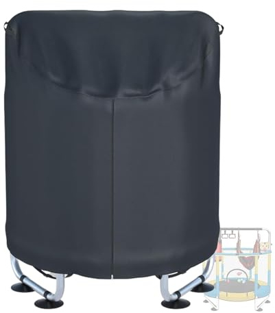 kinrguiyuez para cama elástica para niños, resistente y plegable, repuesto de cubierta de trampolín pequeño, para protección, mantenimiento, jardín, lluvia, sol, nieve