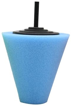 Mikinona Tamponi per Lucidatura Auto Spugna a Forma Conica da 3 Pollici, per Cerchioni e Paraurti, Funzione di Lucidatura e Sigillatura per Cura Dettagliata Dell'auto