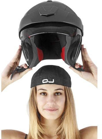 OJ Helmunterzieher Stretch Twin Cap, Schwarz, Einheitsgröße