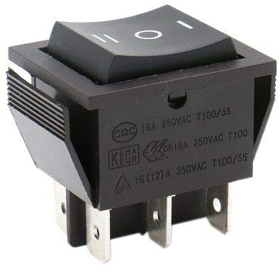 CABLEPELADO Universal-Schalter,3 Positionen,Ein/Aus,Schwarz,16 A